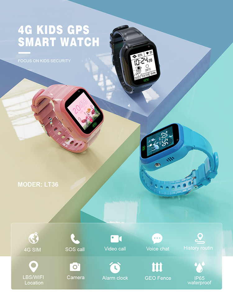 4g kids smart watch LT36